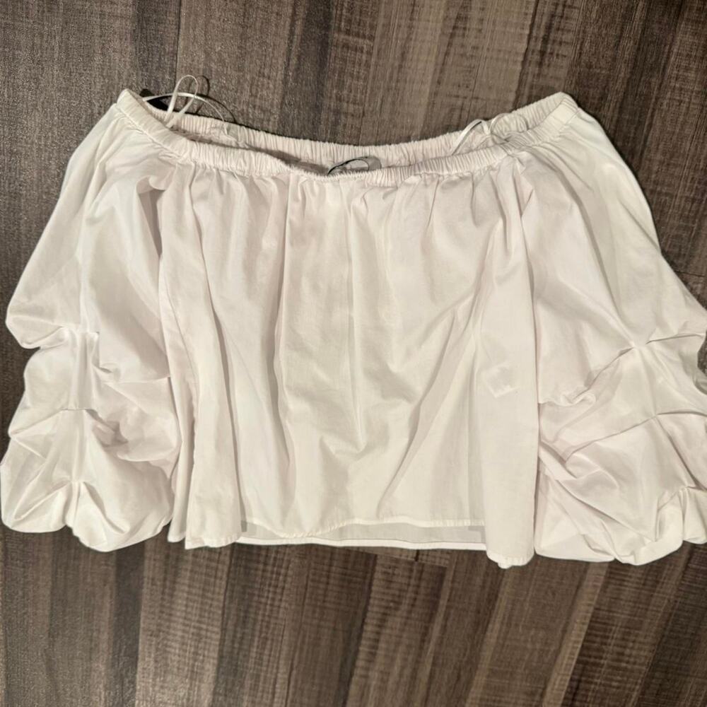 Likely White Off Shoulder Top